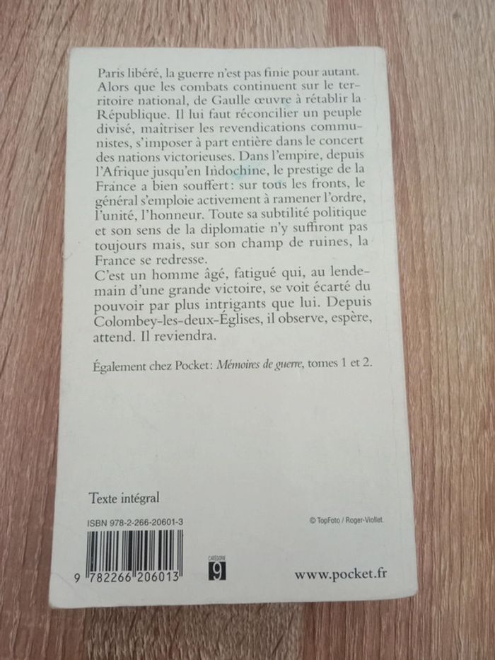Charles De Gaulle 📚 Mémoires de guerre Le salut 1944-1946 Tome 3 - photo numéro 2