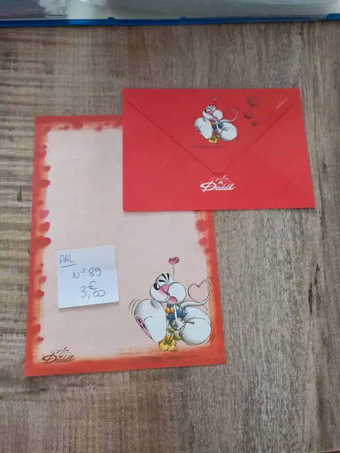 Papier à lettre Diddl 89 3,00€