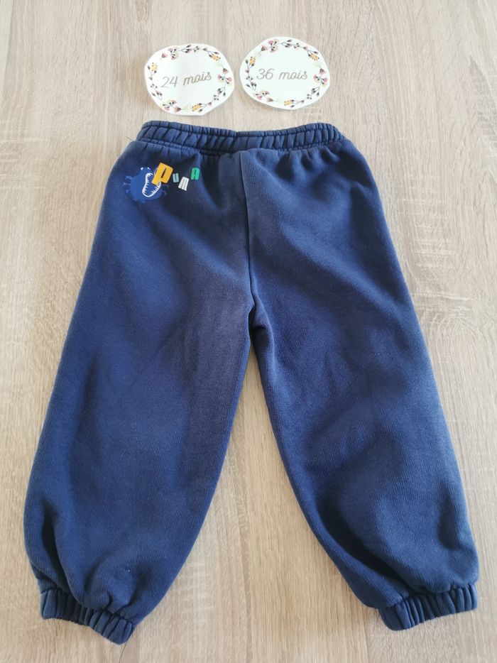 Pantalon de jogging en coton bébé garçon 2ans1/2 puma - photo numéro 2