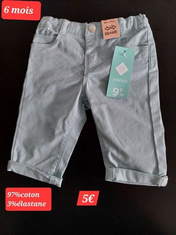 Pantalon léger pour fille 6mois