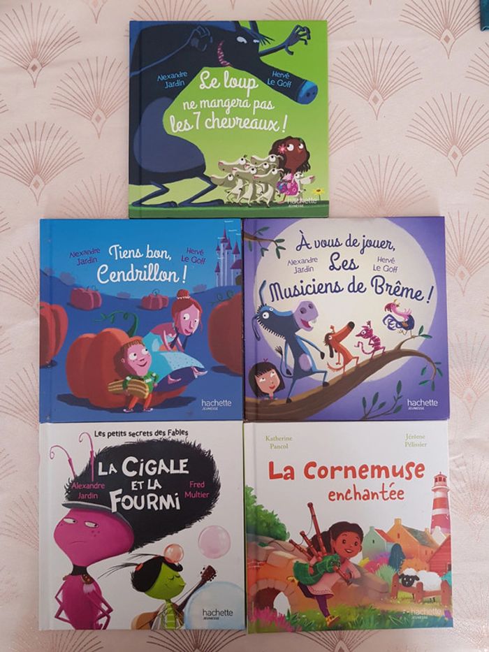 Lot de 5 livres de contes