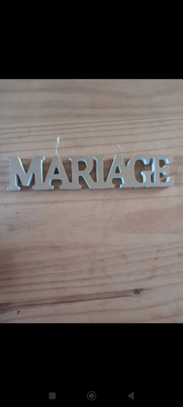 Divers articles de mariage