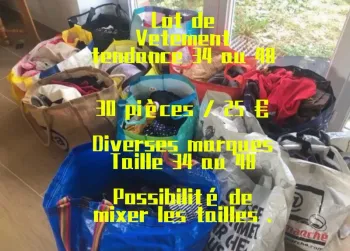 Lot de 30 pièces 34 au 48 impeccable