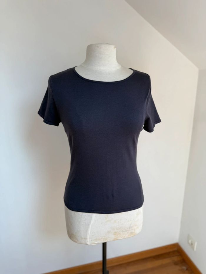 Superbe Pull en soie Armand Ventilo gris état neuf 🌸 L 40 - photo numéro 2