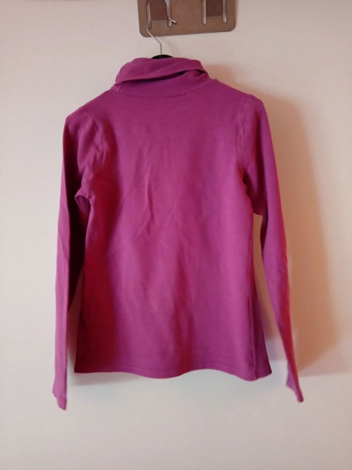 Joli sous pull violet. 10 ans - photo numéro 7