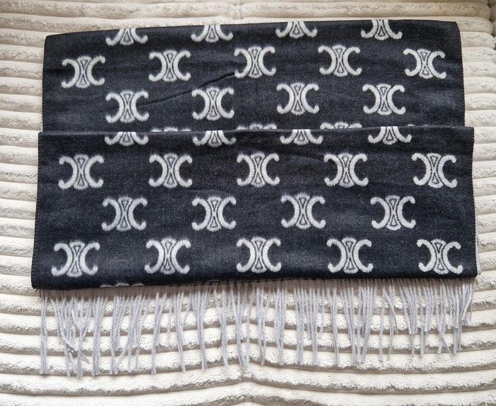 Écharpe noir Céline - photo numéro 2