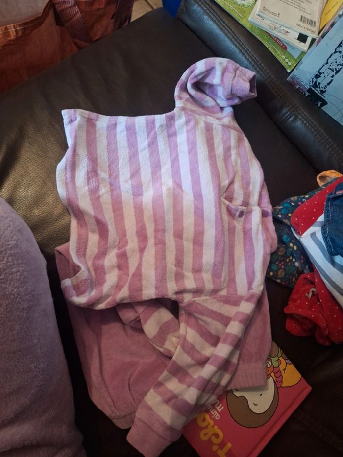 Pyjamas violet 2 pièces 1ans - photo numéro 5