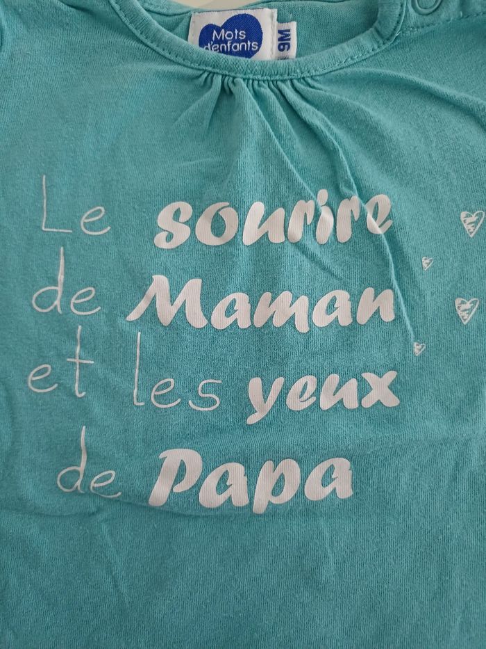 Tee-shirt taille 9 mois - photo numéro 2