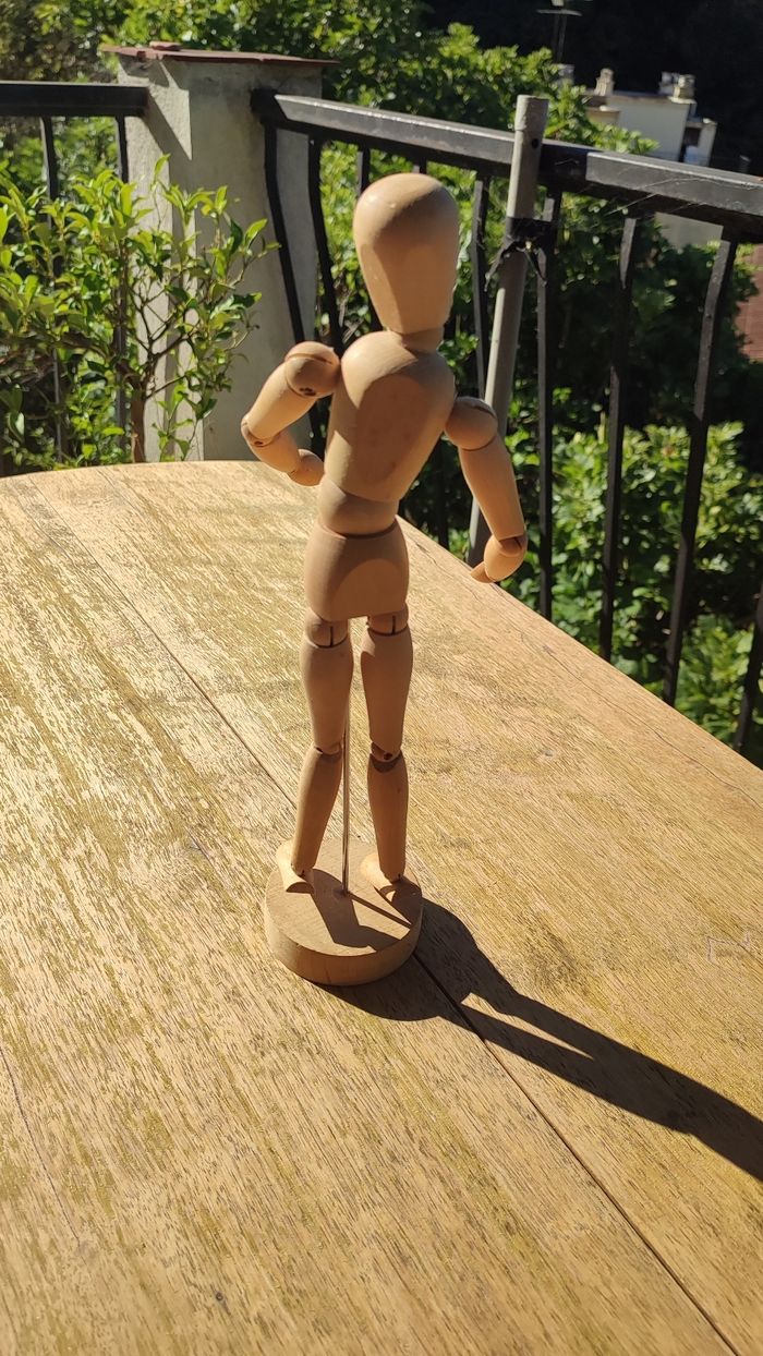 Pantin articulé en bois ikea - photo numéro 2