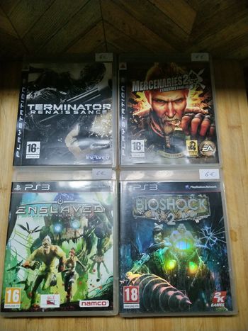 Lot 4 jeux PS3.