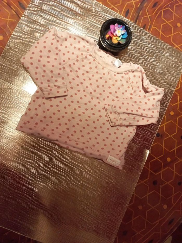 Haut fin à pois 9 mois