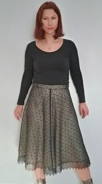 Jupe cocktail vintage