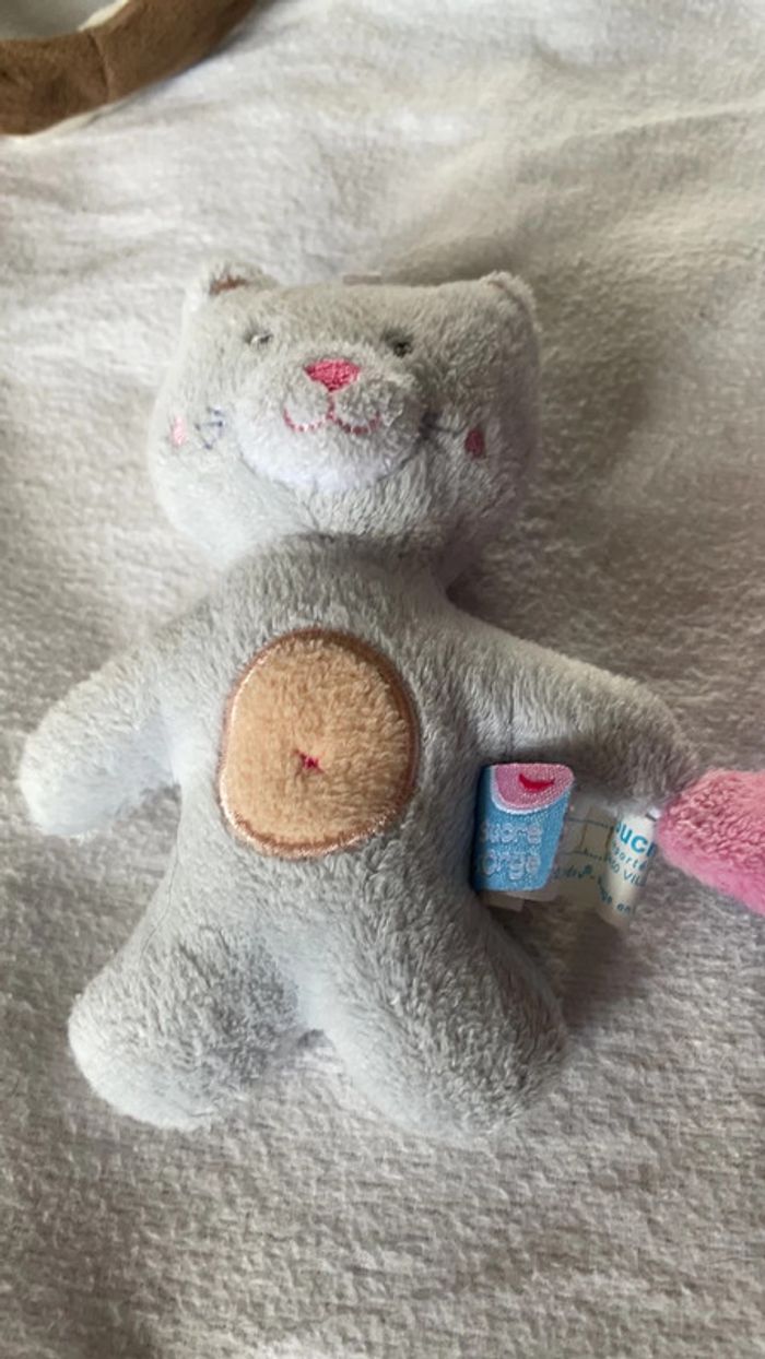 Doudou chat sucre d’orge - photo numéro 2