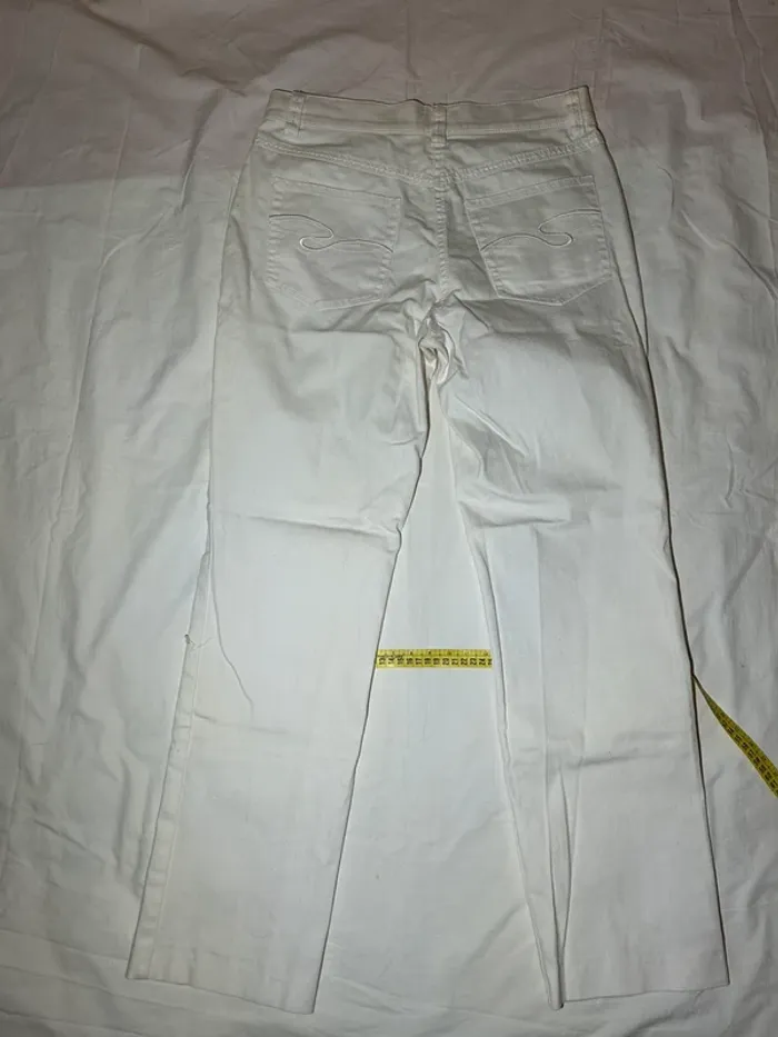 Jean blanc lebek - photo numéro 7