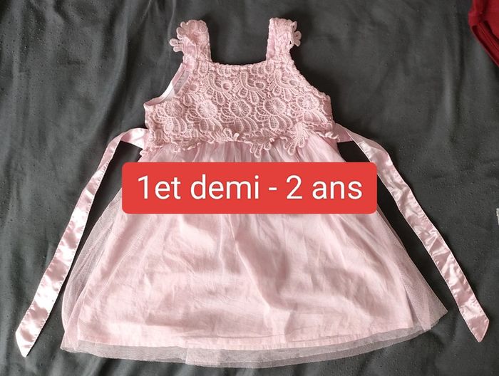 Robe rose 12 mois à 24 mois