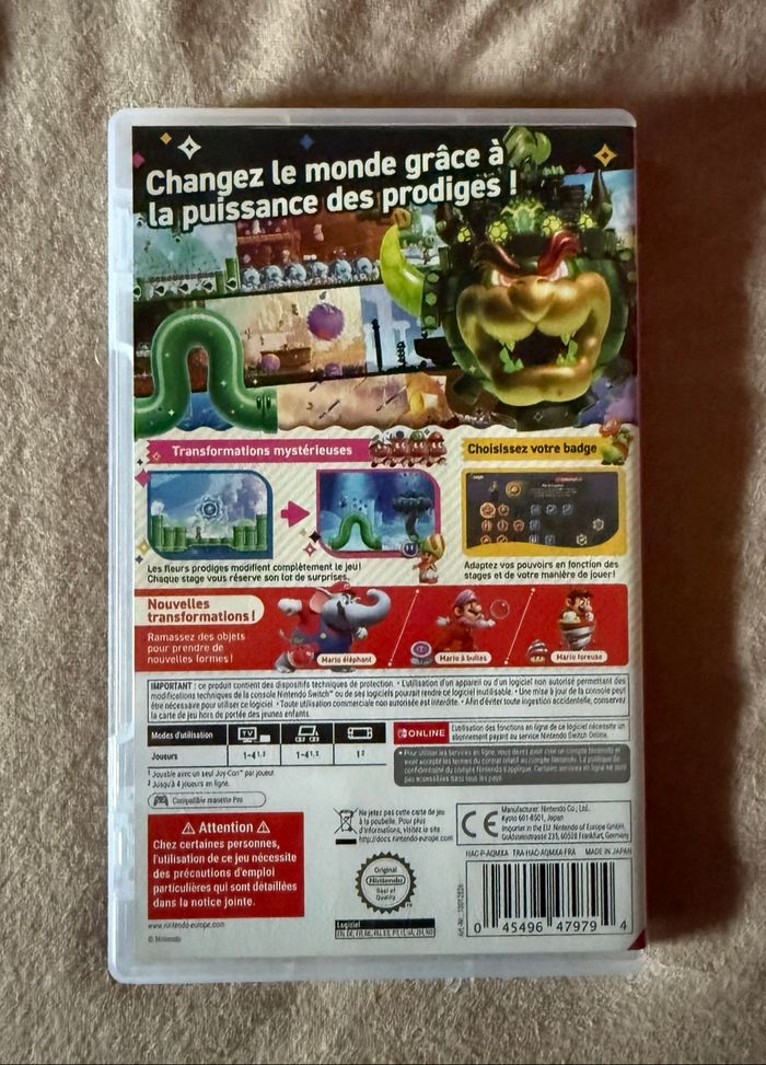 Super Mario Bros Wonder Nintendo Switch - photo numéro 2