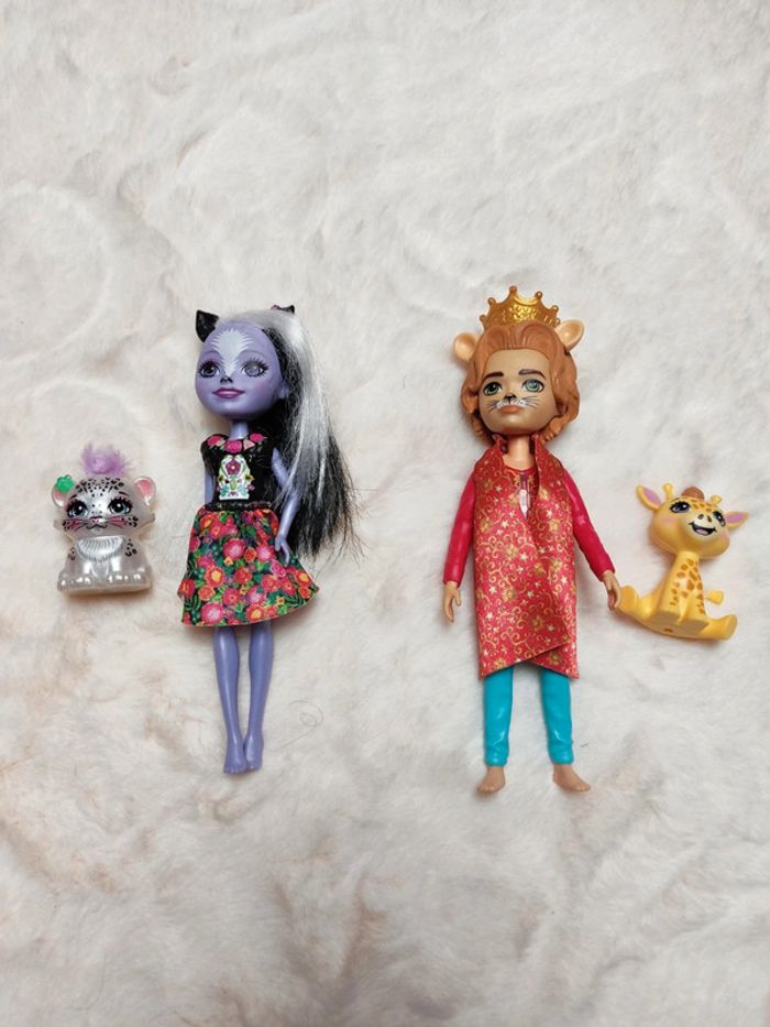 🌺Lot Enchantimals 2 poupées et 2 animaux🌺 - photo numéro 2