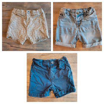 Lot 3 shorts 12 mois
