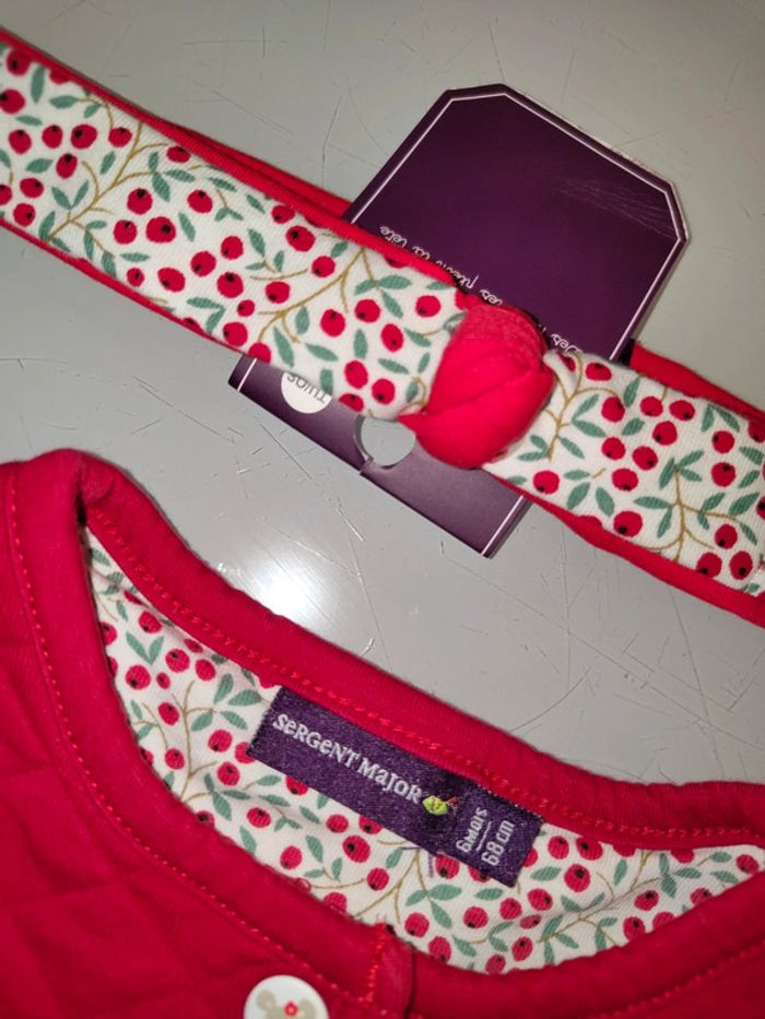 Ensemble complet 4 pièces sergent major fille 6 mois 🎀 - photo numéro 5