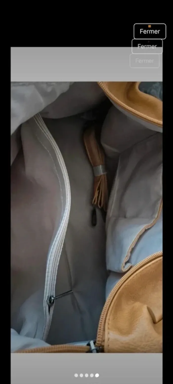 Sac moutarde neuf - photo numéro 5