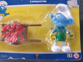 Figurine schtroumpfs altaya jardinier