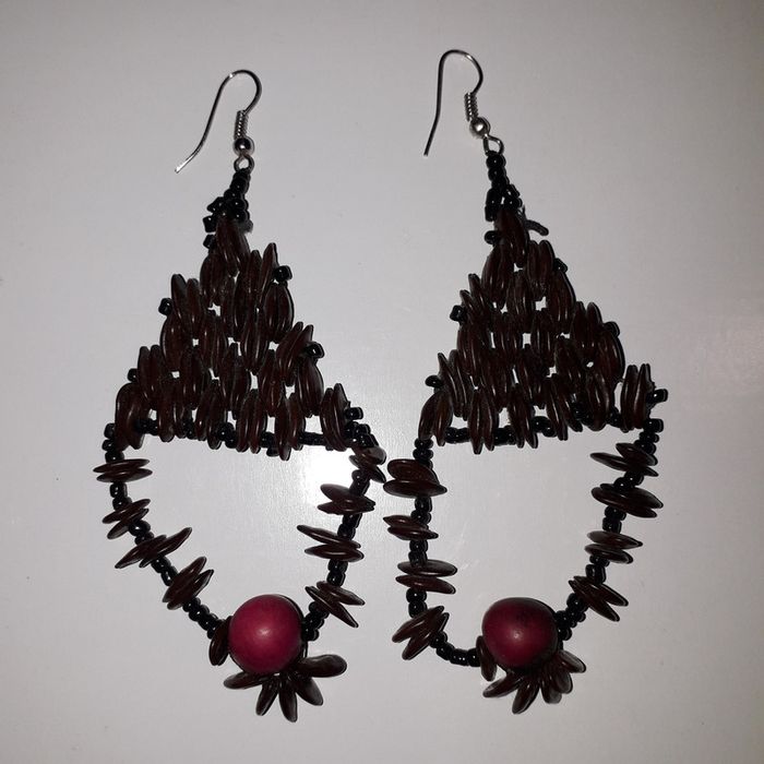 Boucles d'oreille artisanat costaricain - photo numéro 2