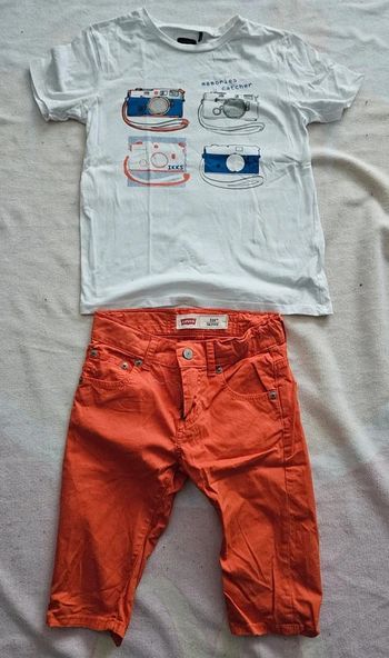 ensemble ikks / levi's 10/8 ans