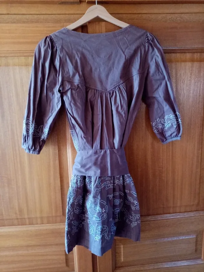 Robe marron Almatrichi - photo numéro 7
