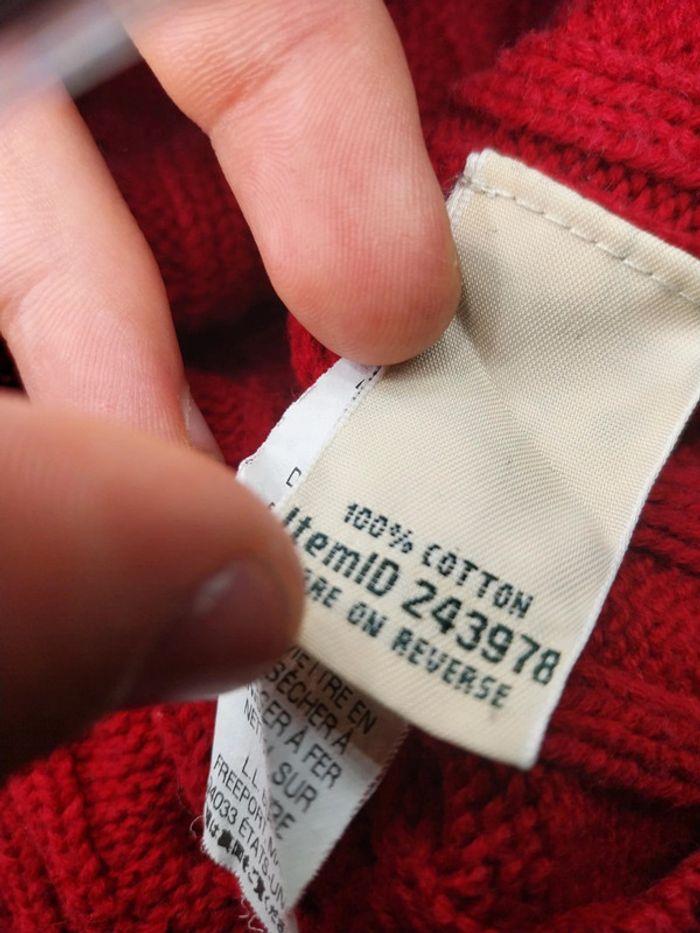 Zip torsadé L.L.bean en tres bon état L - photo numéro 3