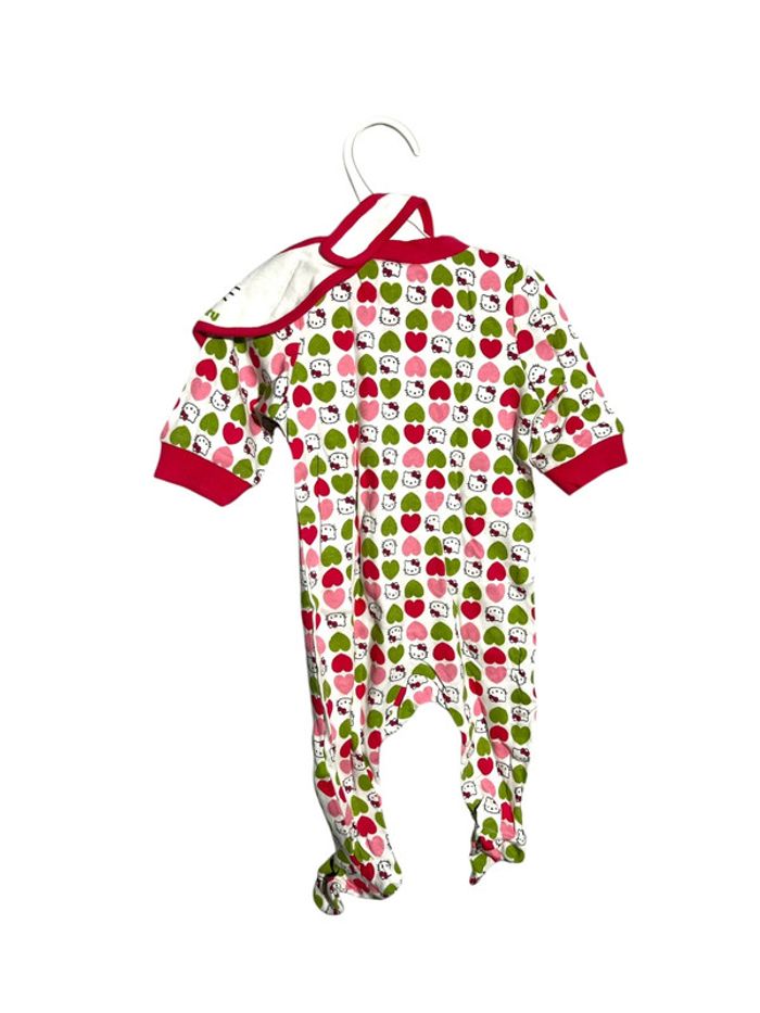 🍼Pyjama bébé Hello Kitty + Bavoir assorti (H&M) - Taille 3-6M - photo numéro 2