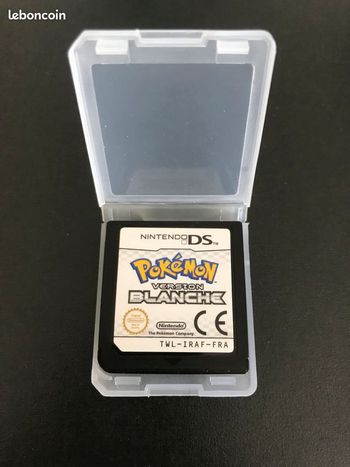 AUTHENTIQUE Pokémon version Blanche pour Nintendo DS 2DS 3DS