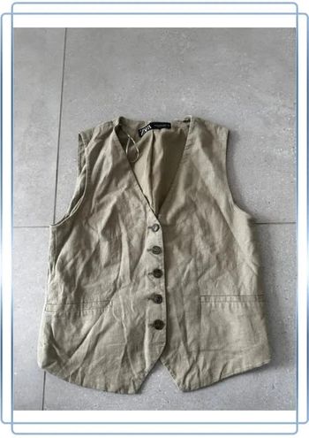 Haut de costume vert zara, taille XS, très bon état