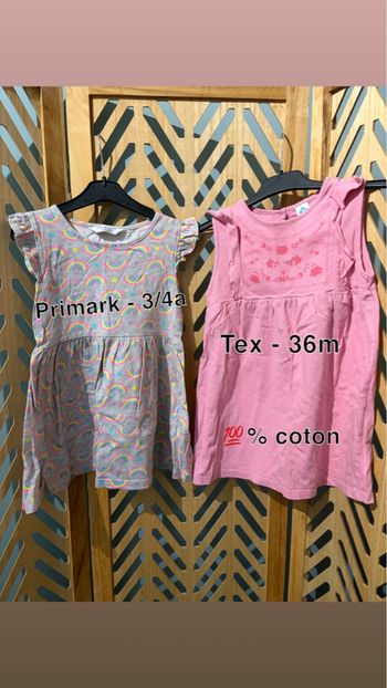 Lot de 2 robes été 3a