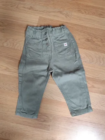 Pantalon vert kaki 18 mois fille Gémo