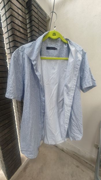 Chemise a motif XXL manches courtes