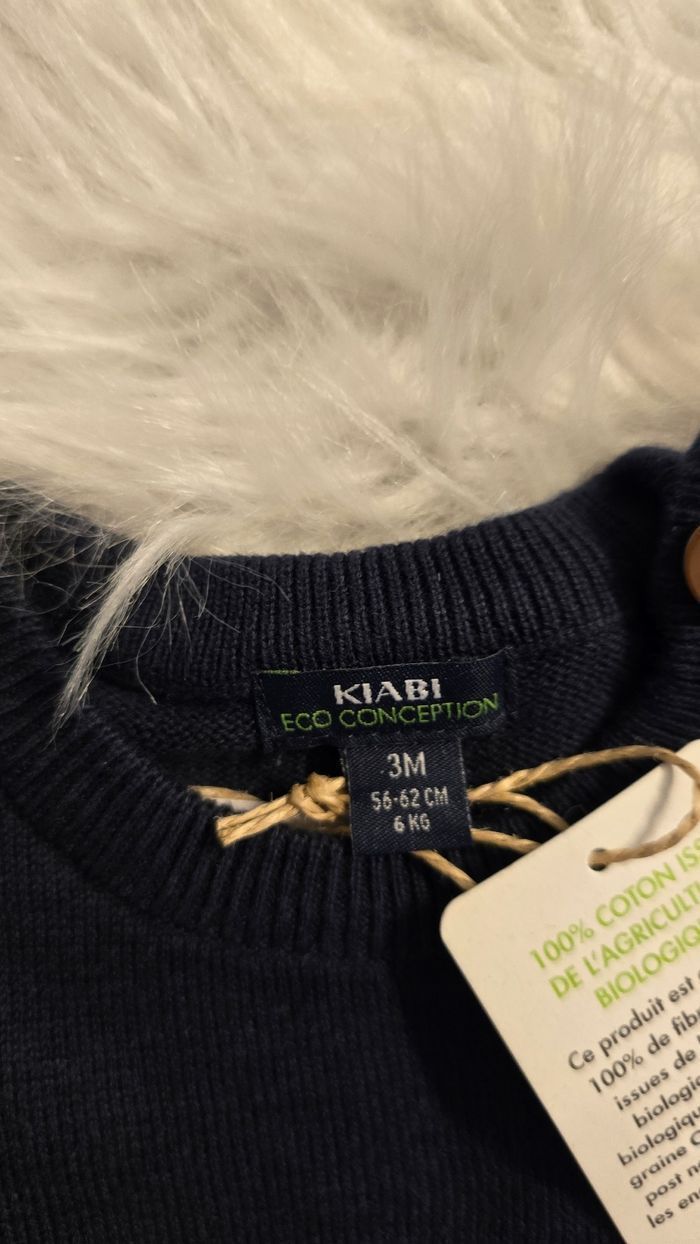 (Neufs non portés) 🏷🤩🥰💙superbe  LOT gilet et pulls 3 mois garçon 💙🥰🤩 - photo numéro 8