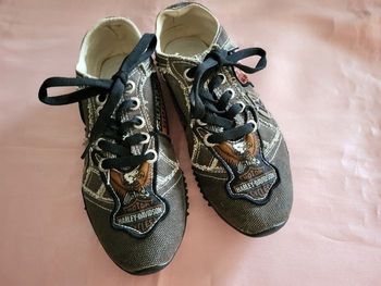 Sneaker toile marron t 37.neuf