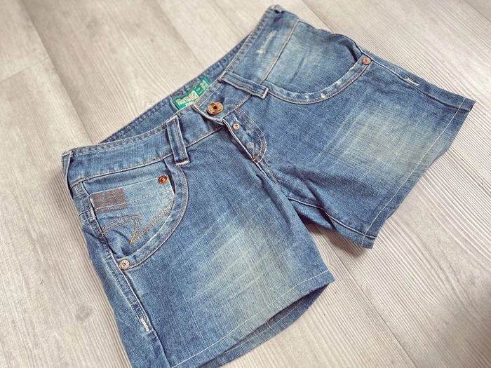 Short en jean femme bershka - photo numéro 3