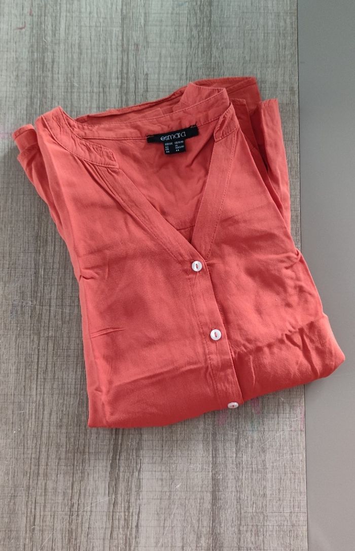 🍊 Chemisier orange à manches longues – Taille 42 – Esmara 🍊 - photo numéro 7