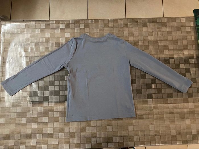 T shirt manches longues bleu lupilu taille 110-116 4-6 ans - photo numéro 4