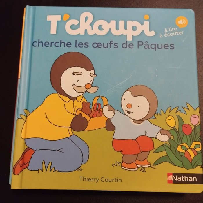 Livre enfant Nathan T'choupi cherche les œufs de Pâques