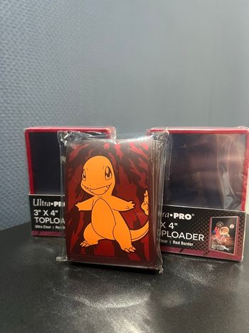 Lot sleeves Salameche + Top Loader