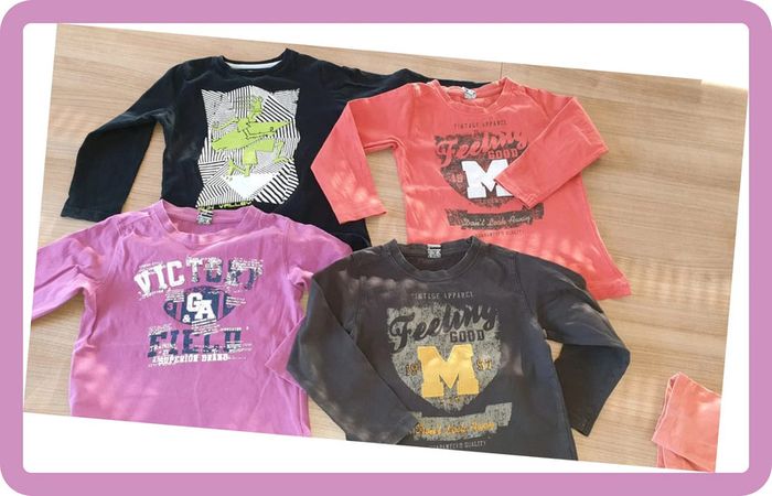 Lot de 4 t-shirts ML 4 ans