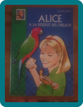 Alice, à la réserve des oiseaux