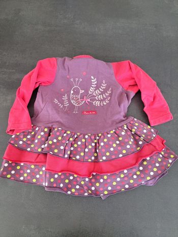 robe mauve orchestra 12 mois