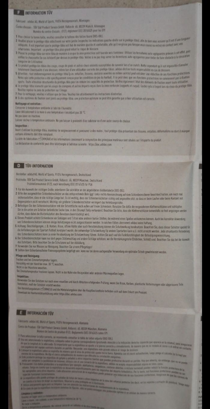 Protège tibia boxe - photo numéro 7