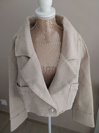 Blouson court femme neuf Ému Dante taille S