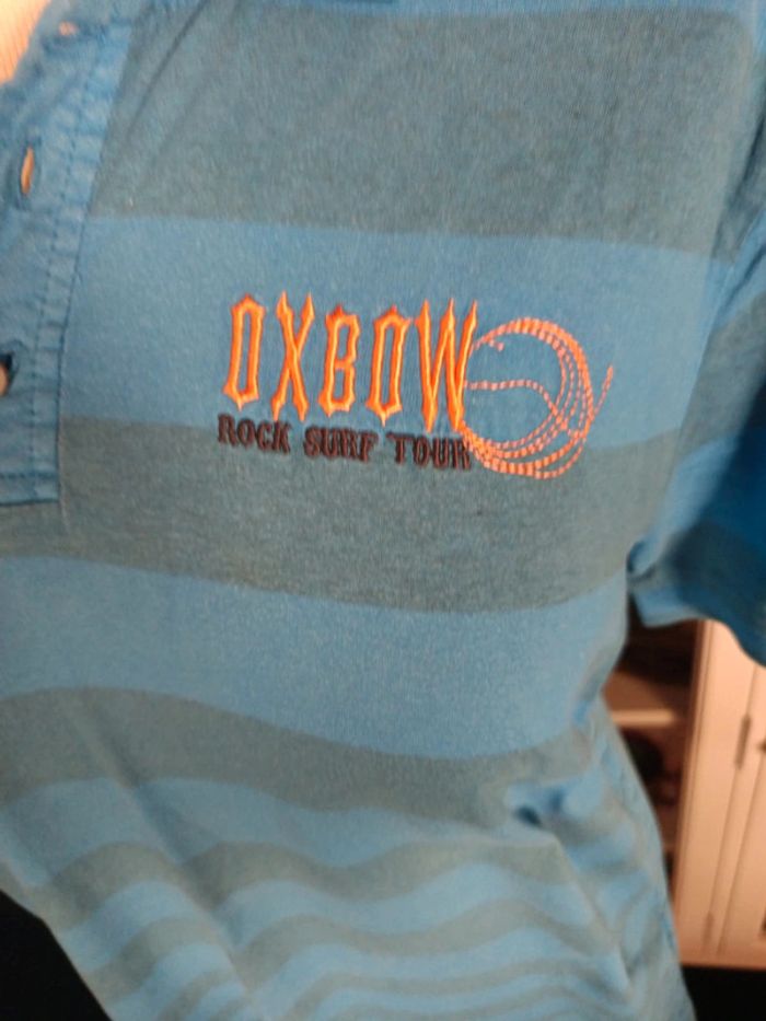 Polo Oxbow vintage homme taille L - photo numéro 2