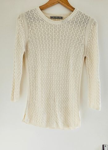 Pull manche 3/4 taille M