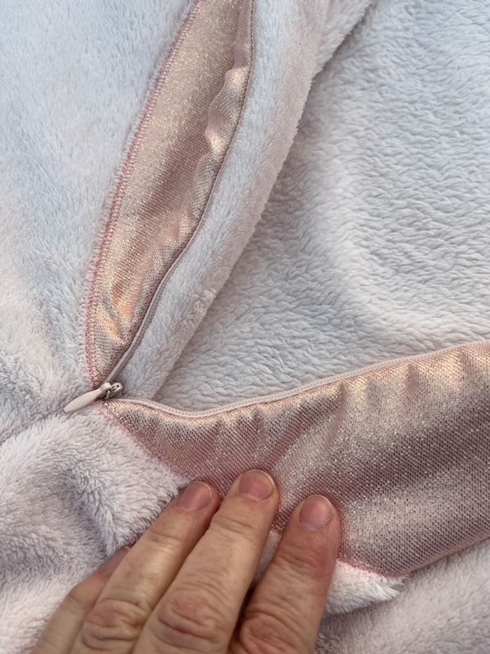 Grenouillère Licorne Cœur   Blanche et rose T L ou T 40/42 - photo numéro 8